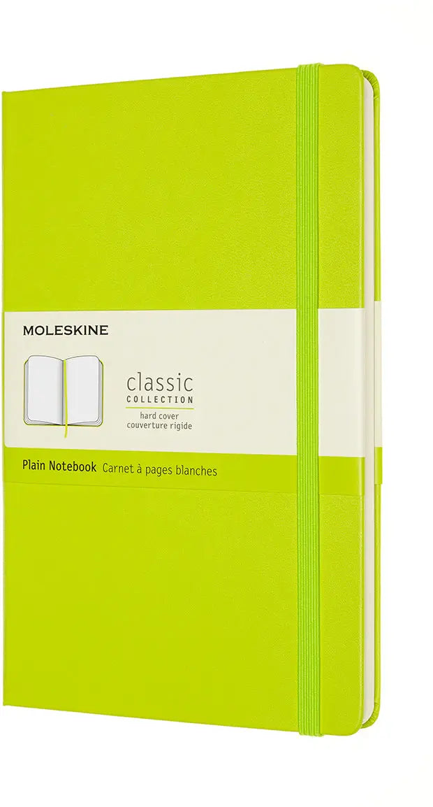 MOLESKINE Notizbuch HC L/A5 850888 blanko,limetten grün,208 S. Idealshop
