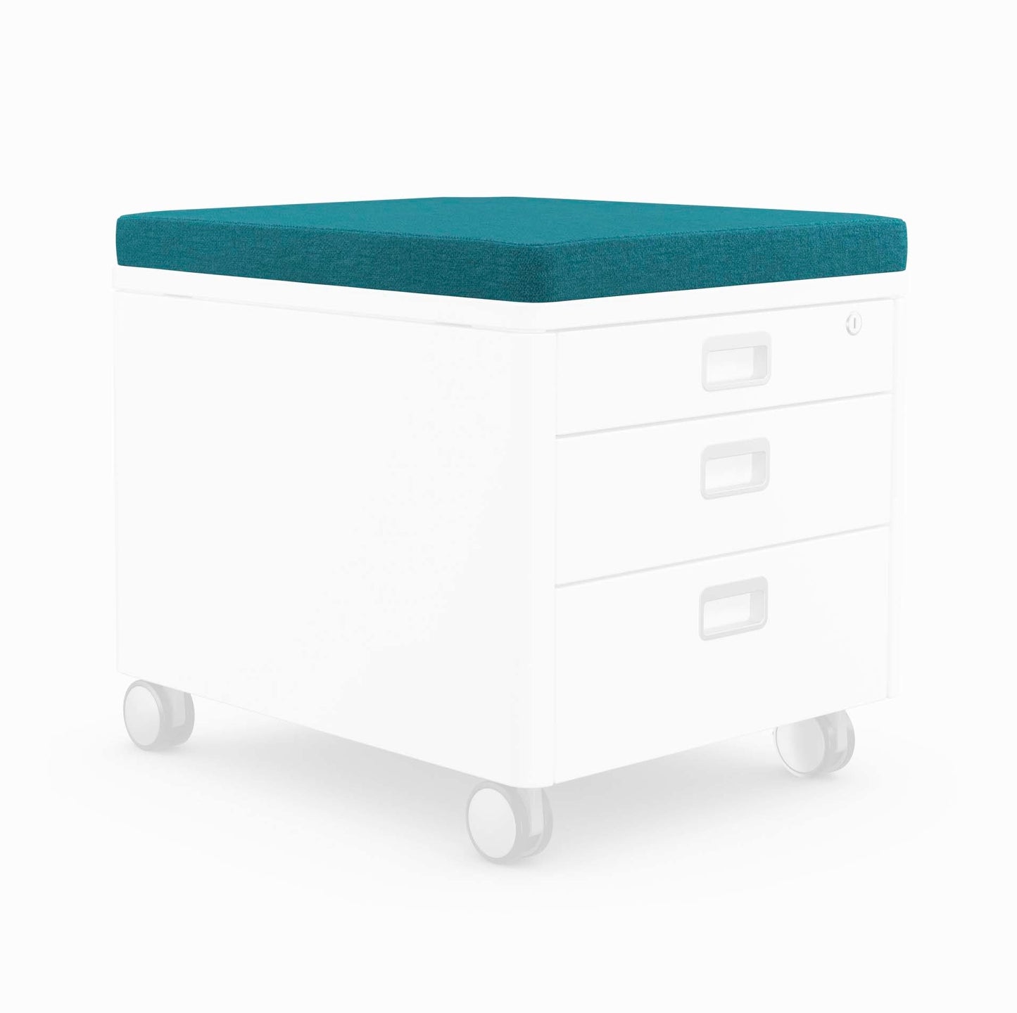 MOLL Sitzkissen 43x54x5cm 1002636-505 petrol, zu Rollcontainer Idealshop