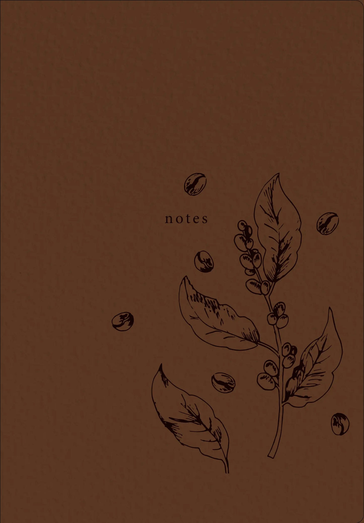 NATUR VERLAG Notizbuch Crushpaper A5 11013N Kaffee Mono, dotted Idealshop