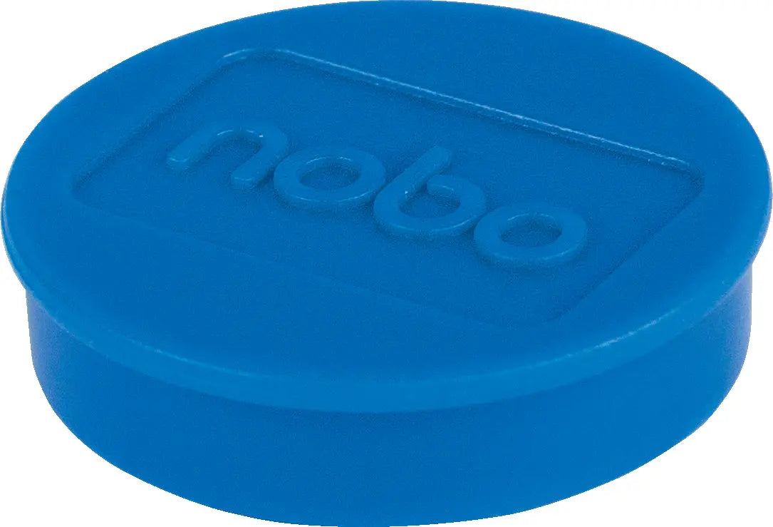 NOBO Magnet rund 32mm 1915299 blau 10 Stück Idealshop