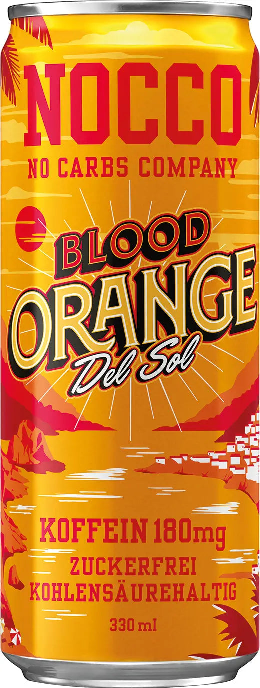 NOCCO BCAA Blood Orange Alu 6498 33 cl, 24 Stk. Idealshop