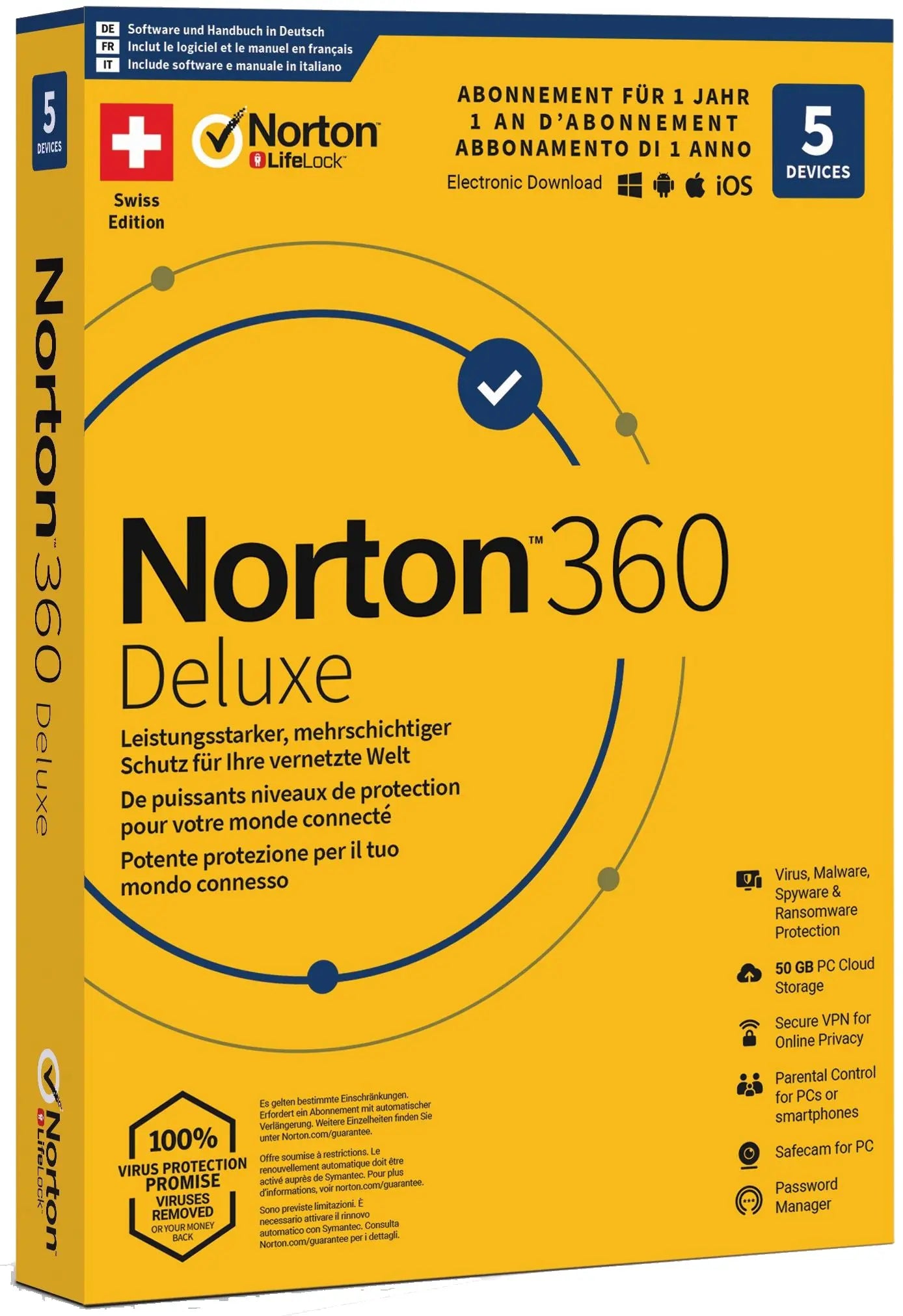 NORTON Norton Security 360, 21401899 5 Geräte Idealshop