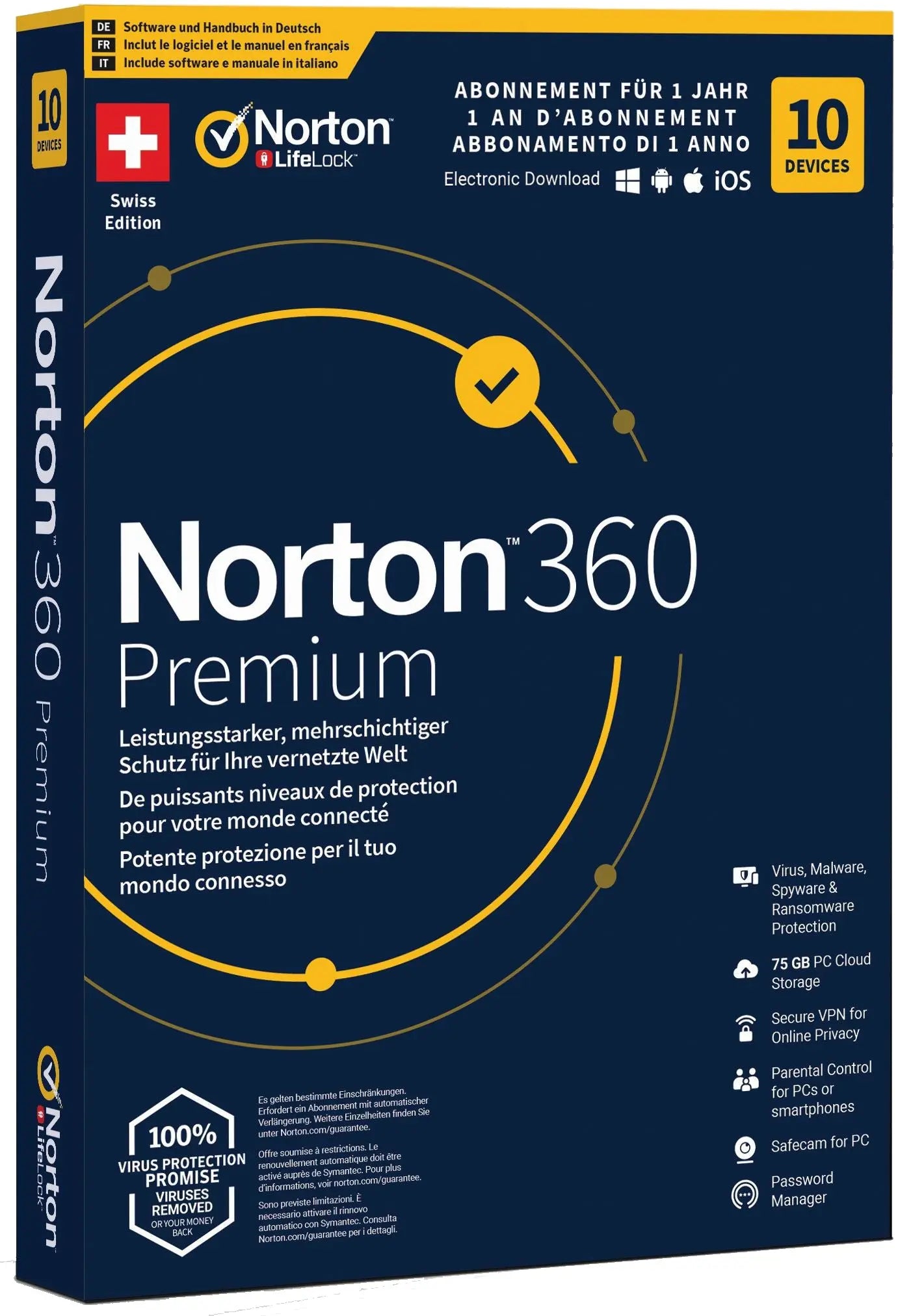 NORTON Norton Security 360, 21401900 10 Geräte Idealshop