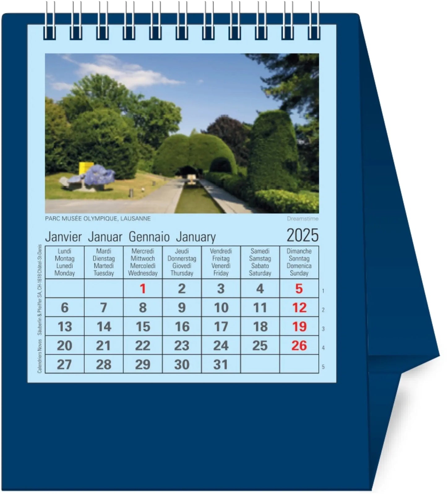 NOVOS Tischkalender Natura 2025 Idealshop