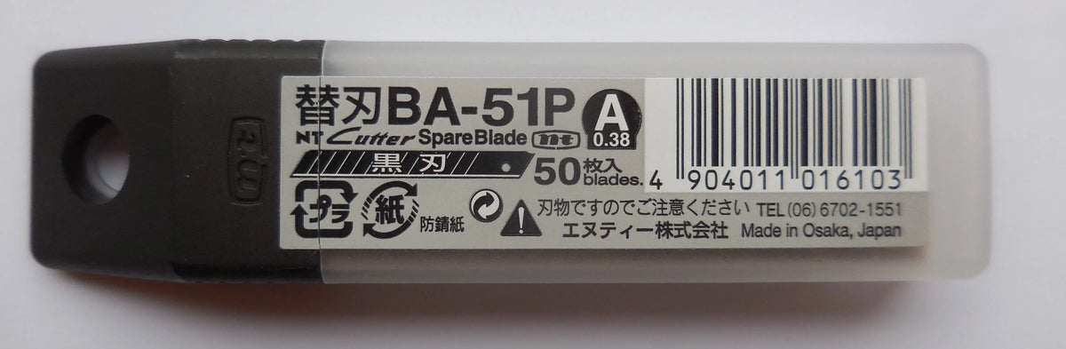 NT Ersatzklinge 9mm BA-51P schwarz 50 Stück Idealshop