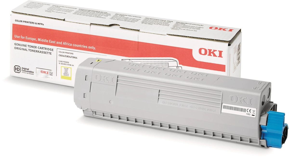 OKI Toner yellow 47095701 C824/834/844 5000 Seiten Idealshop