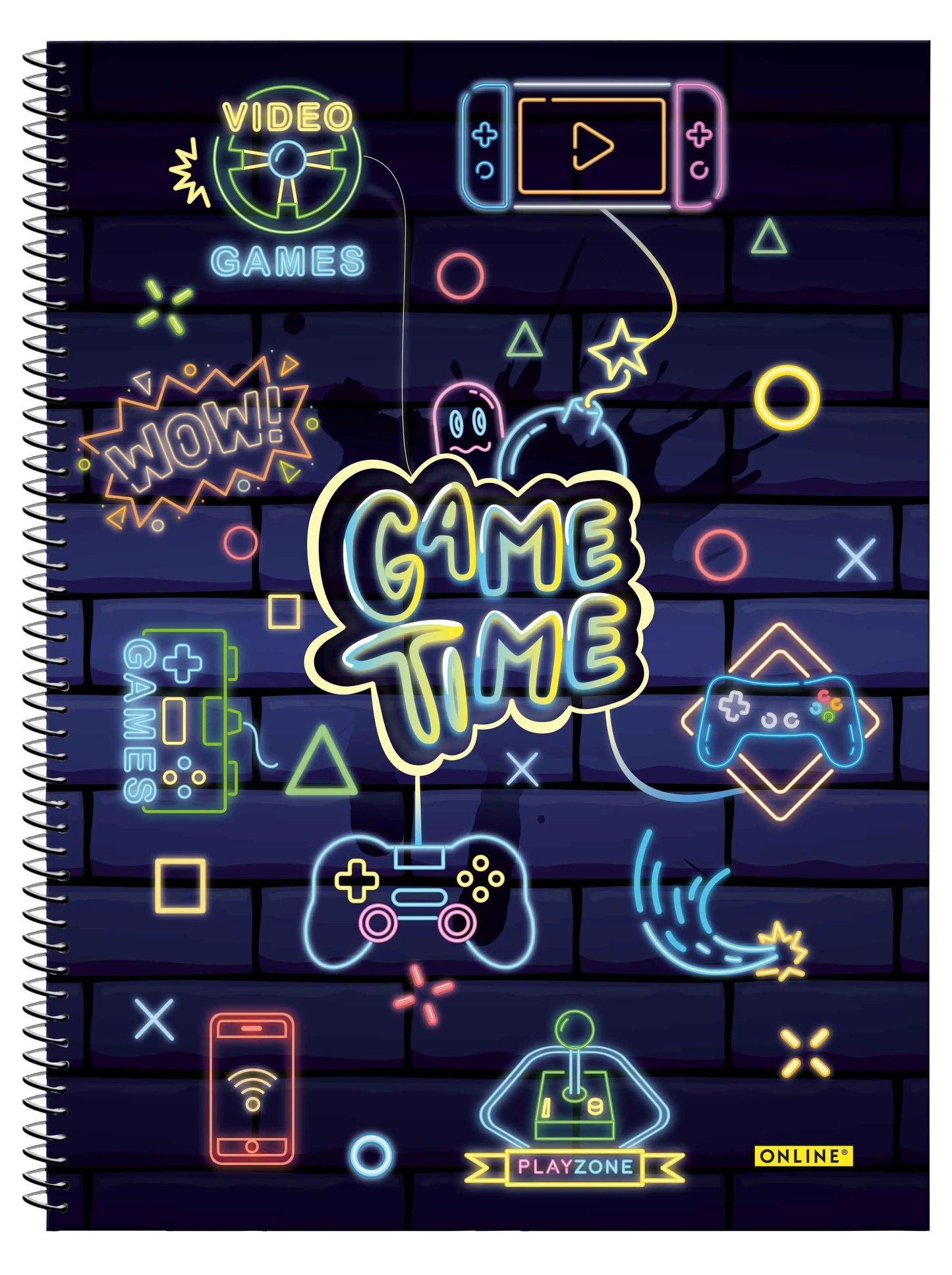 ONLINE Collegeblock Game Time A4 Idealshop