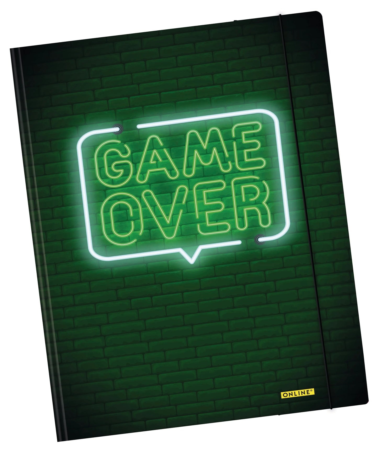 ONLINE Gummizugmappe A4 07924/6 Game Over Idealshop