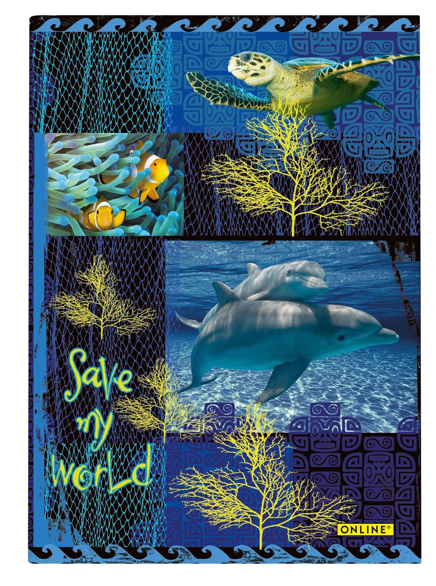 ONLINE Kladde Save my World A5 Idealshop