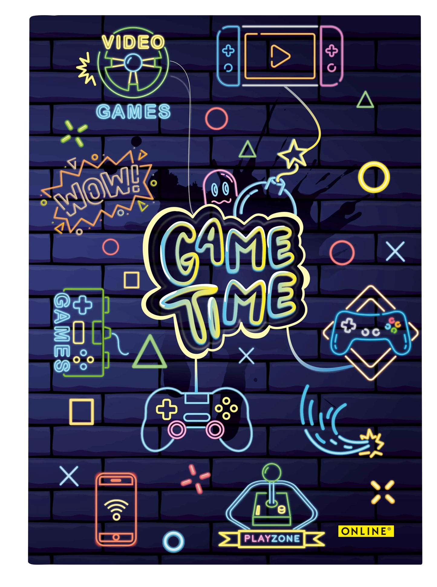 ONLINE Notizbuch Game Time A5 Idealshop