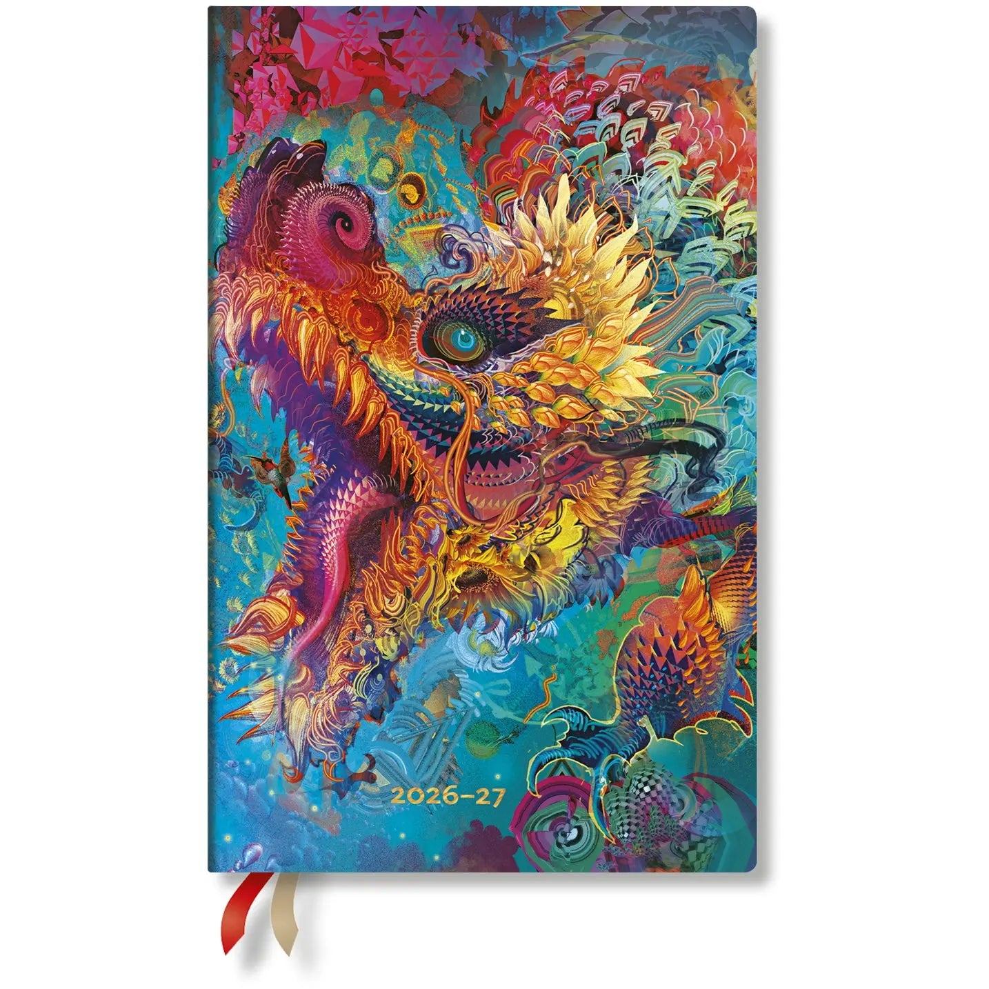 PAPERBLANKS Agenda Bourdonnant Maxi 26/27 FF2112-5 1T/1S 13M FR SC 13.5x21cm Idealshop