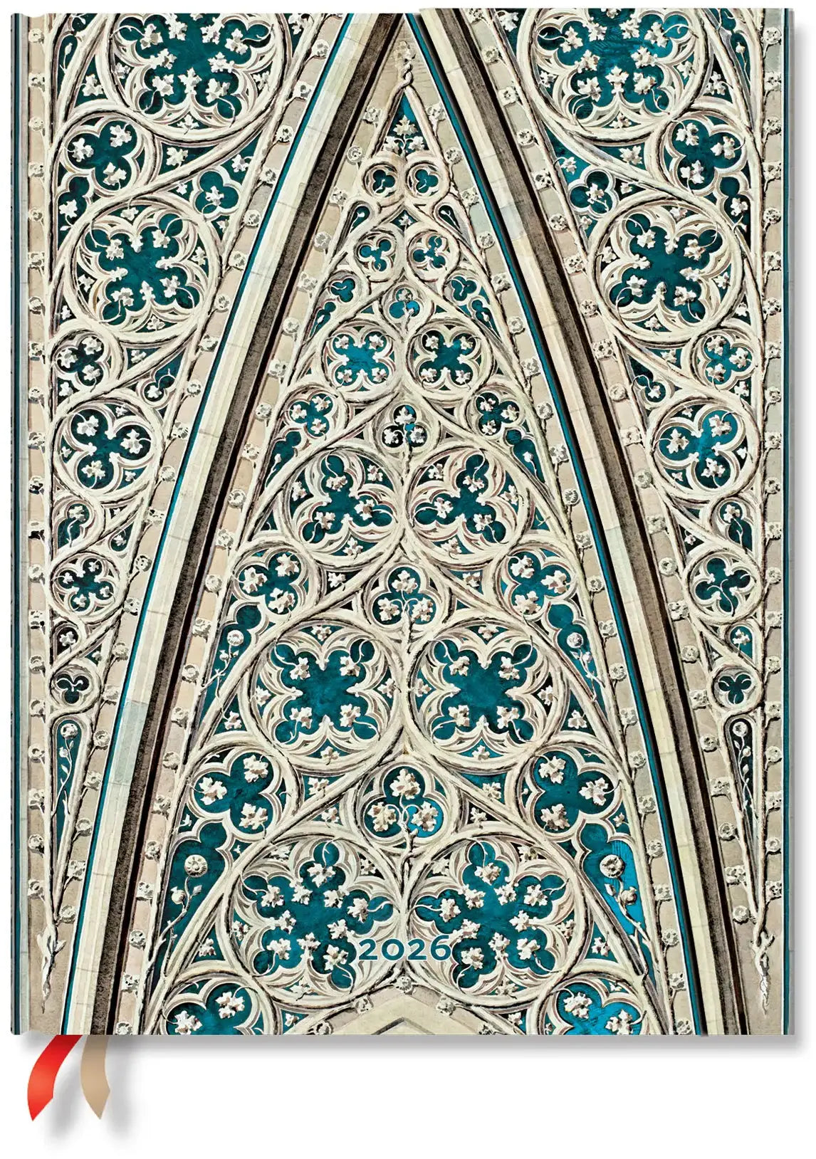 PAPERBLANKS Agenda Mailänder Dom HC 2026 DD0643-6 1W/2S HOR Ultra HC DE 18x23cm Idealshop