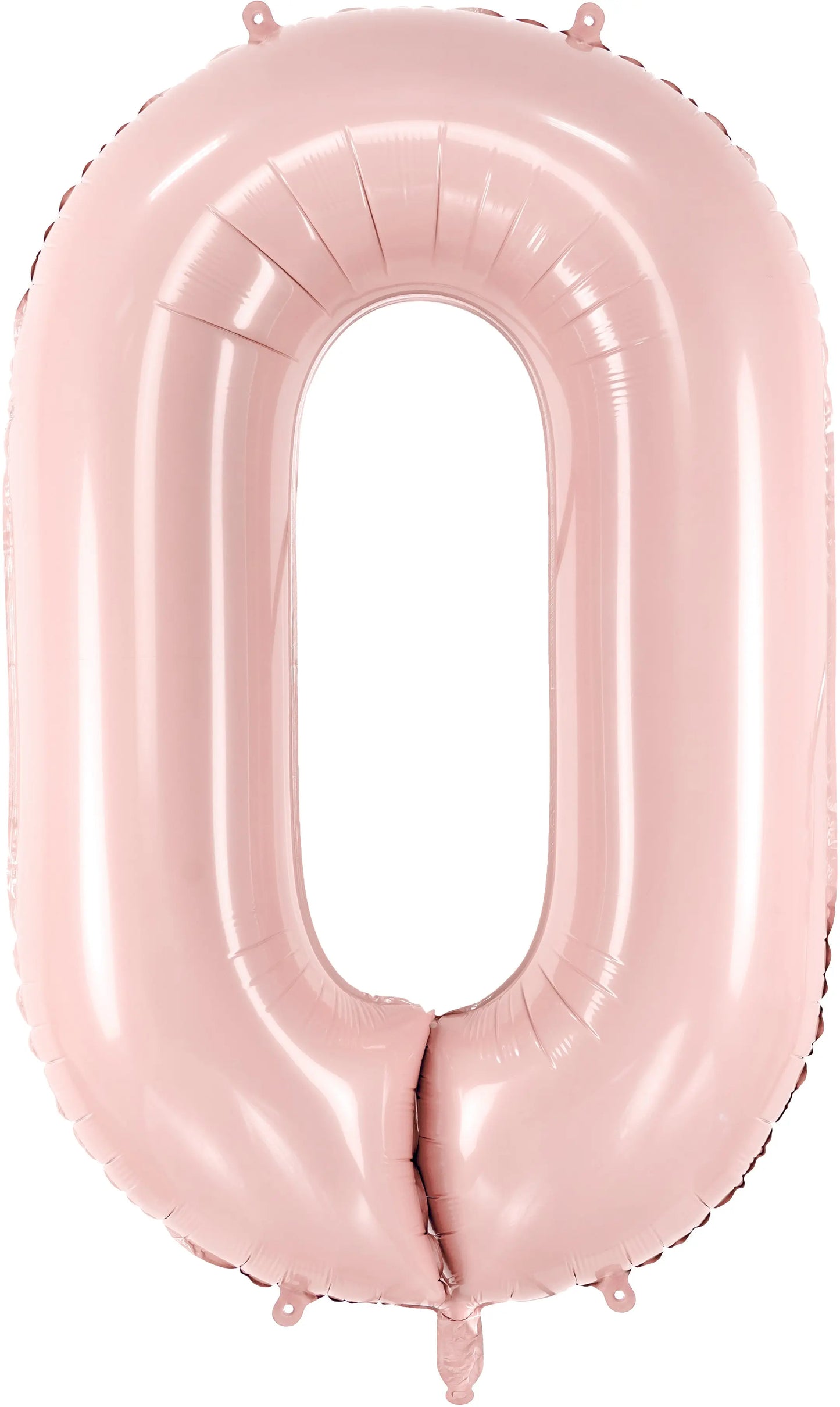 PARTYDECO Folienballon Ziffer 0 72cm FB230P0081J rosa Idealshop