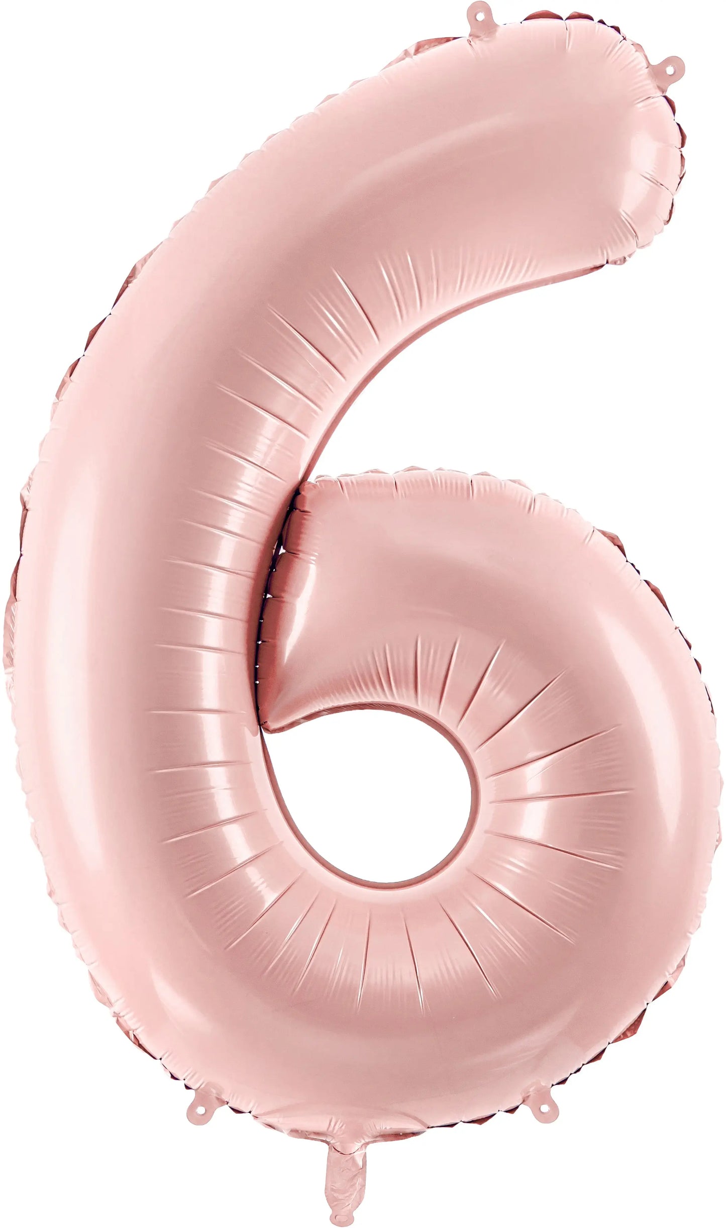 PARTYDECO Folienballon Ziffer 6 72cm FB230P6081J rosa Idealshop