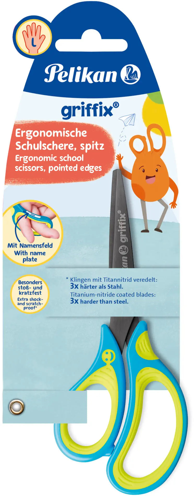 PELIKAN Schere spitz Griffix Idealshop