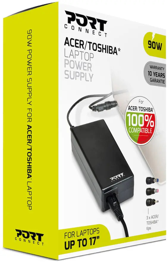 PORT PowerSupply 90W ACER/TOSHIBA 900007-ACTO black Idealshop