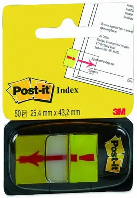 POST-IT Index Tabs Symbol 25.4x43.2mm Idealshop