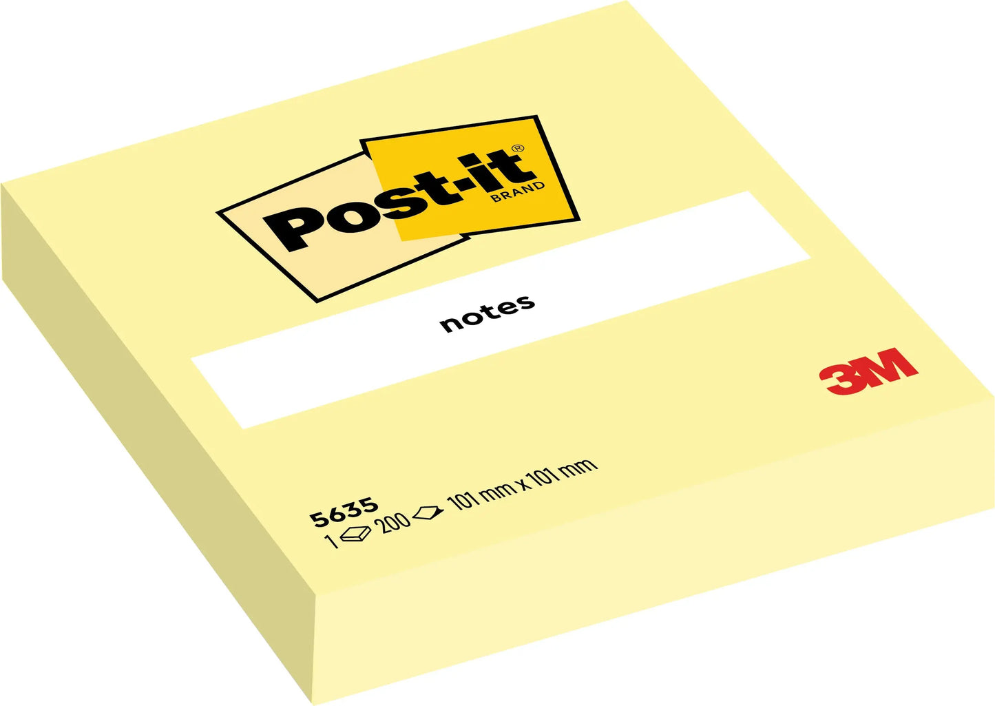 POST-IT Notes Extra Large 100x100mm 5635 gelb 200 Blatt Idealshop