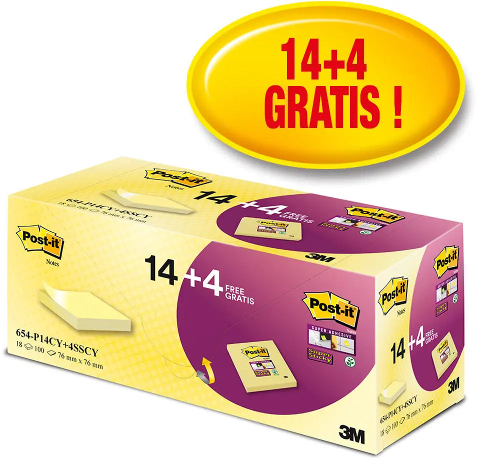 POST-IT Notes Promo Pack 77x76mm Idealshop