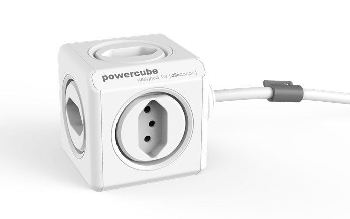 POWERCUBE Socket extend white 66.7790WS 5xT.13,1.5m cable Idealshop