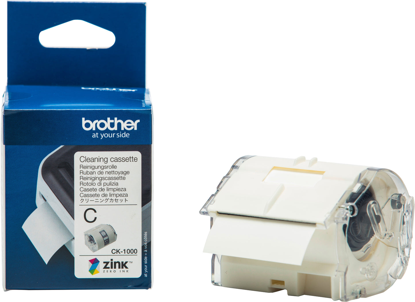 BROTHER Reinigungsetikette 50mm Idealshop