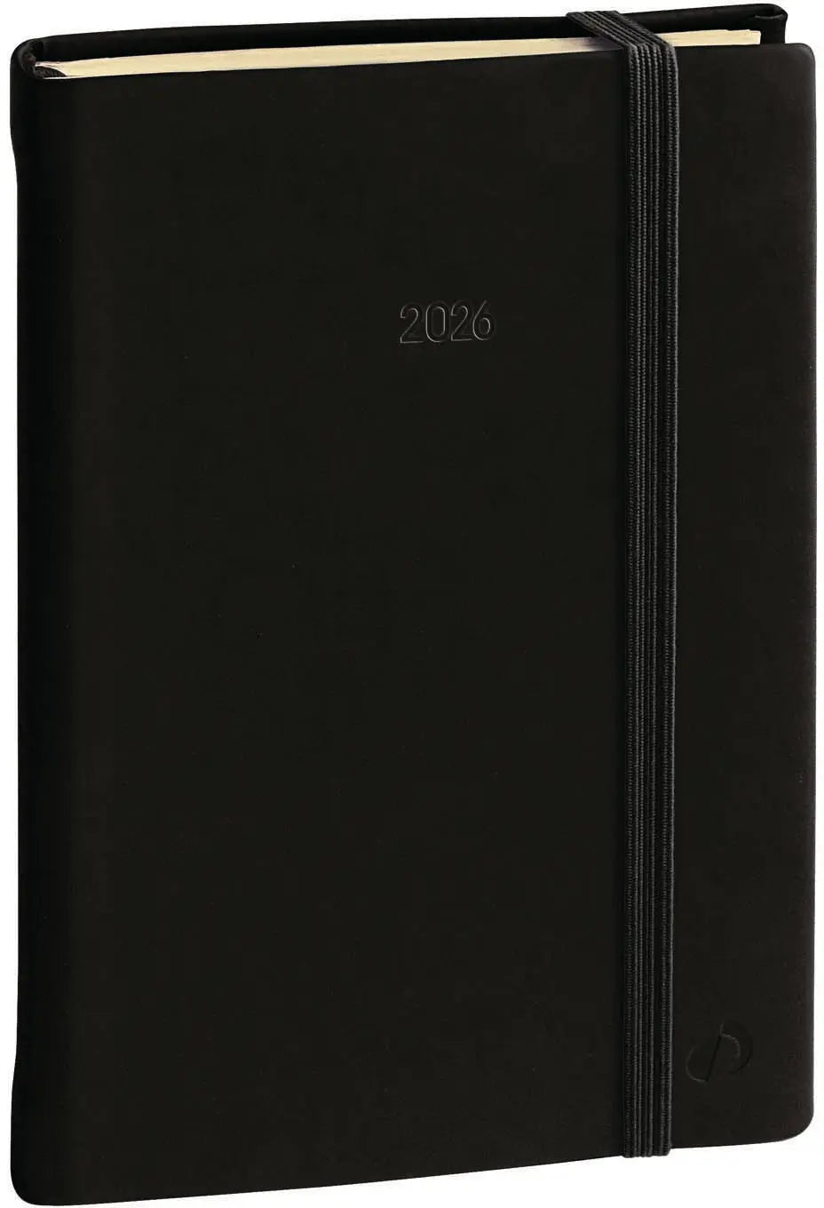 QUO-VADIS Agenda Silk Daily17 Pr. 2026 376014Q 1T/1S schwarz ML 12x17cm Idealshop