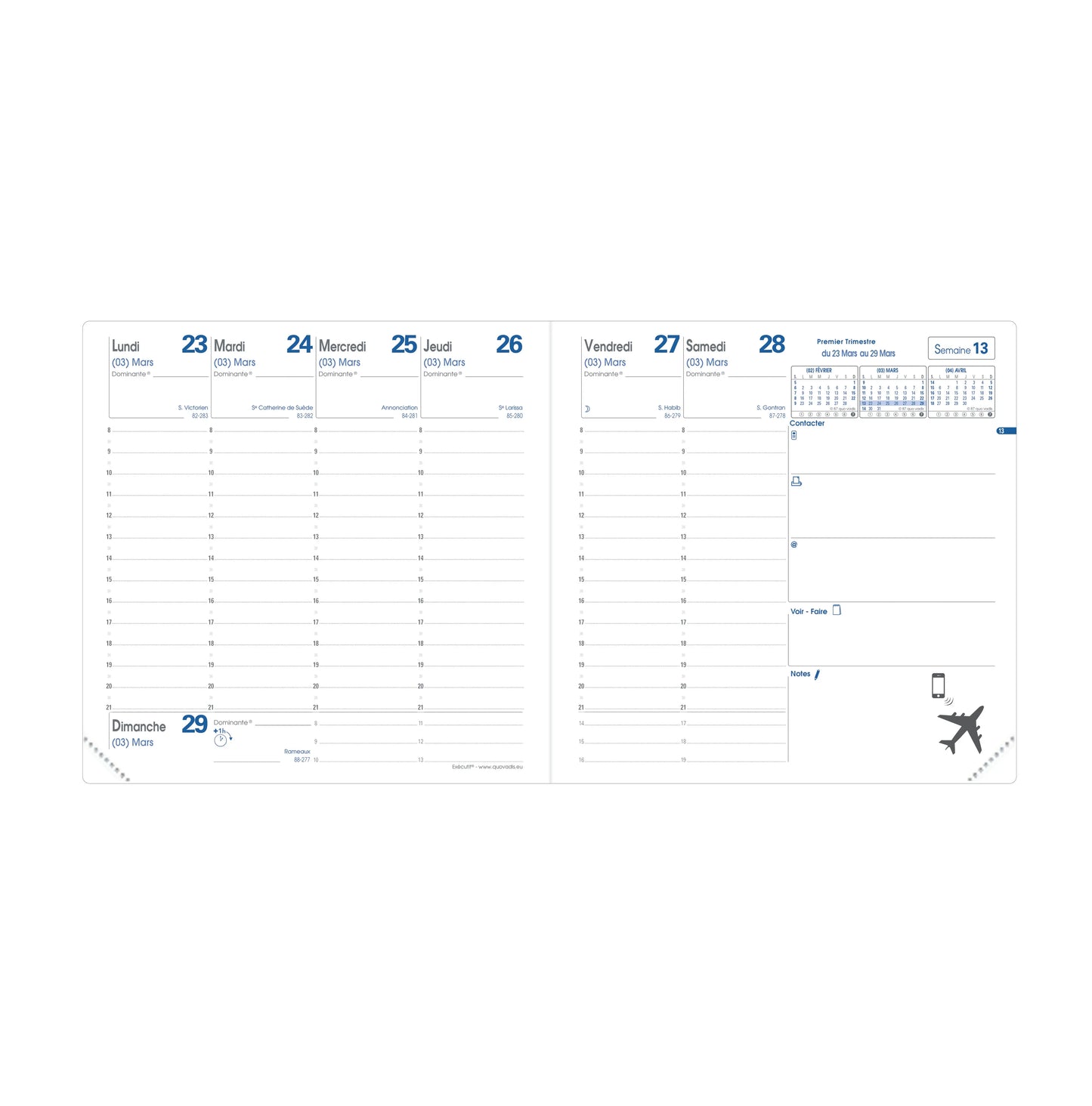 QUO-VADIS Ersatzinhalt Executif 2025 Idealshop