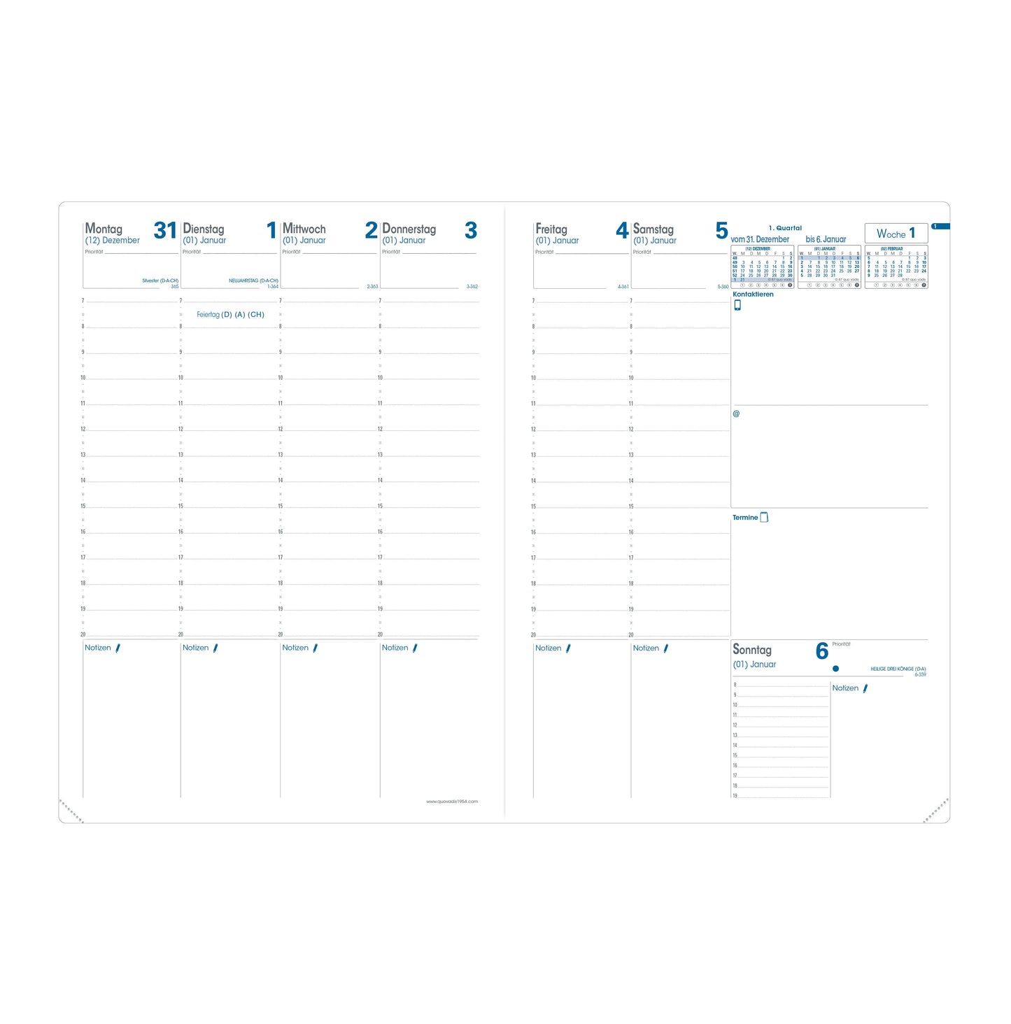 QUO-VADIS Ersatzinhalt+ Prenote 2025 Idealshop