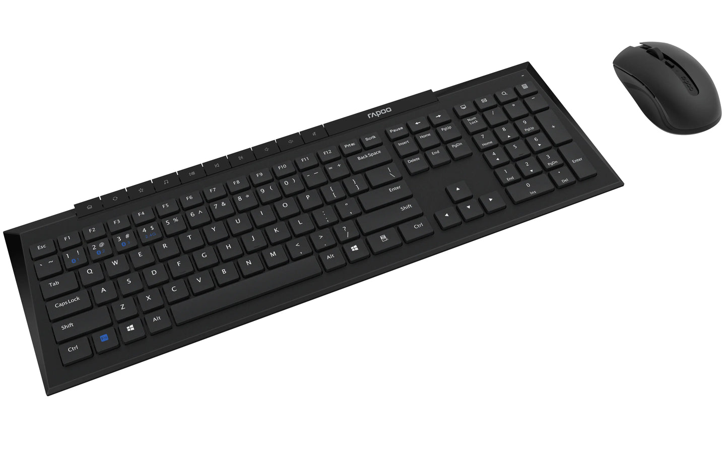 RAPOO 8210M Optical Deskset black 13572 Wireless Multi-Mode Idealshop