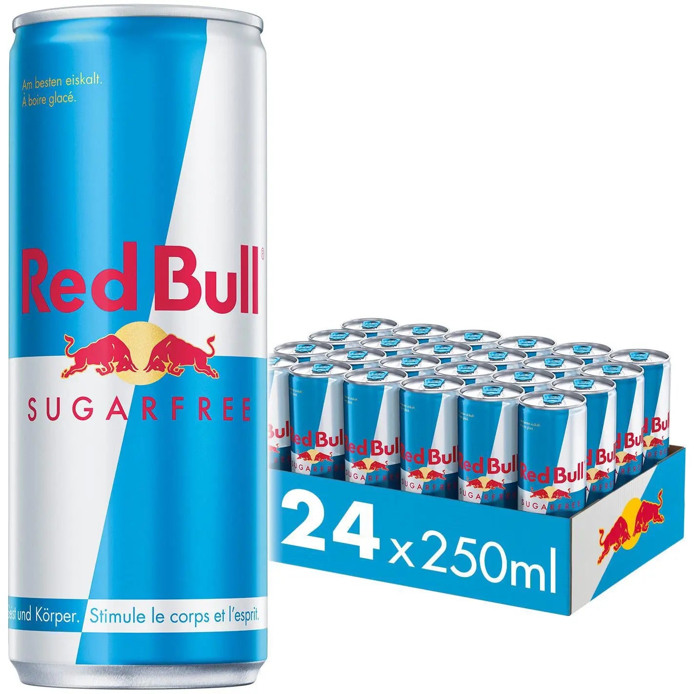 RED BULL Energy Drink sugarfree, Alu Idealshop