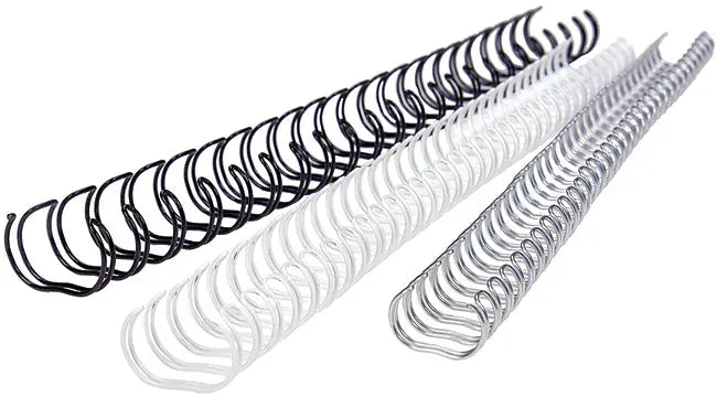 RENZ Drahtbinderücken 14,3mm A5 311430024 weiss, 24 Ringe 50 Stück Idealshop