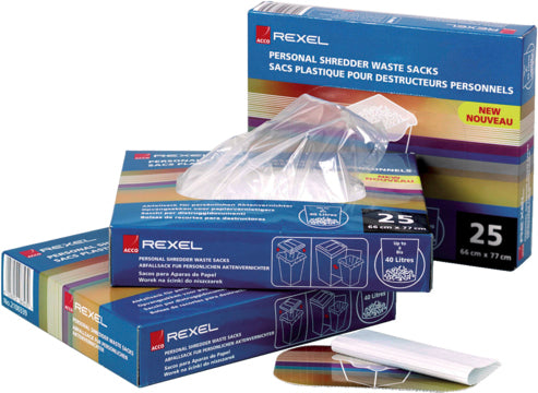REXEL Abfallsack PP 115lt 40070 transparent 100 Stück Idealshop