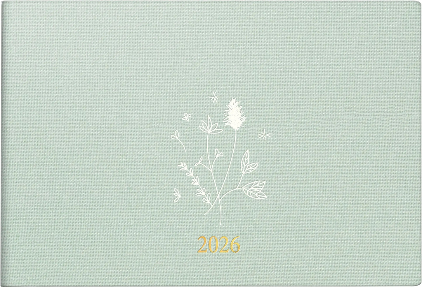 RIDOIDE Taschenagenda Septimus 2026 7017515026.26 1W/2S hellgrün DE 15.2x10.2cm Idealshop
