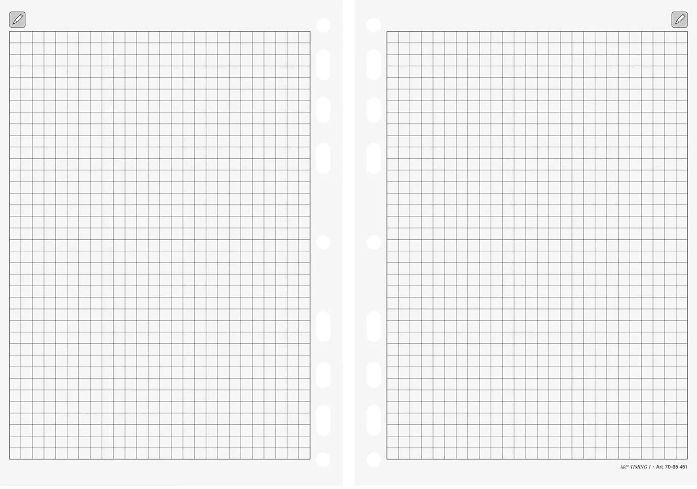 RIDOIDE Timing 3 Notizen kariert Idealshop