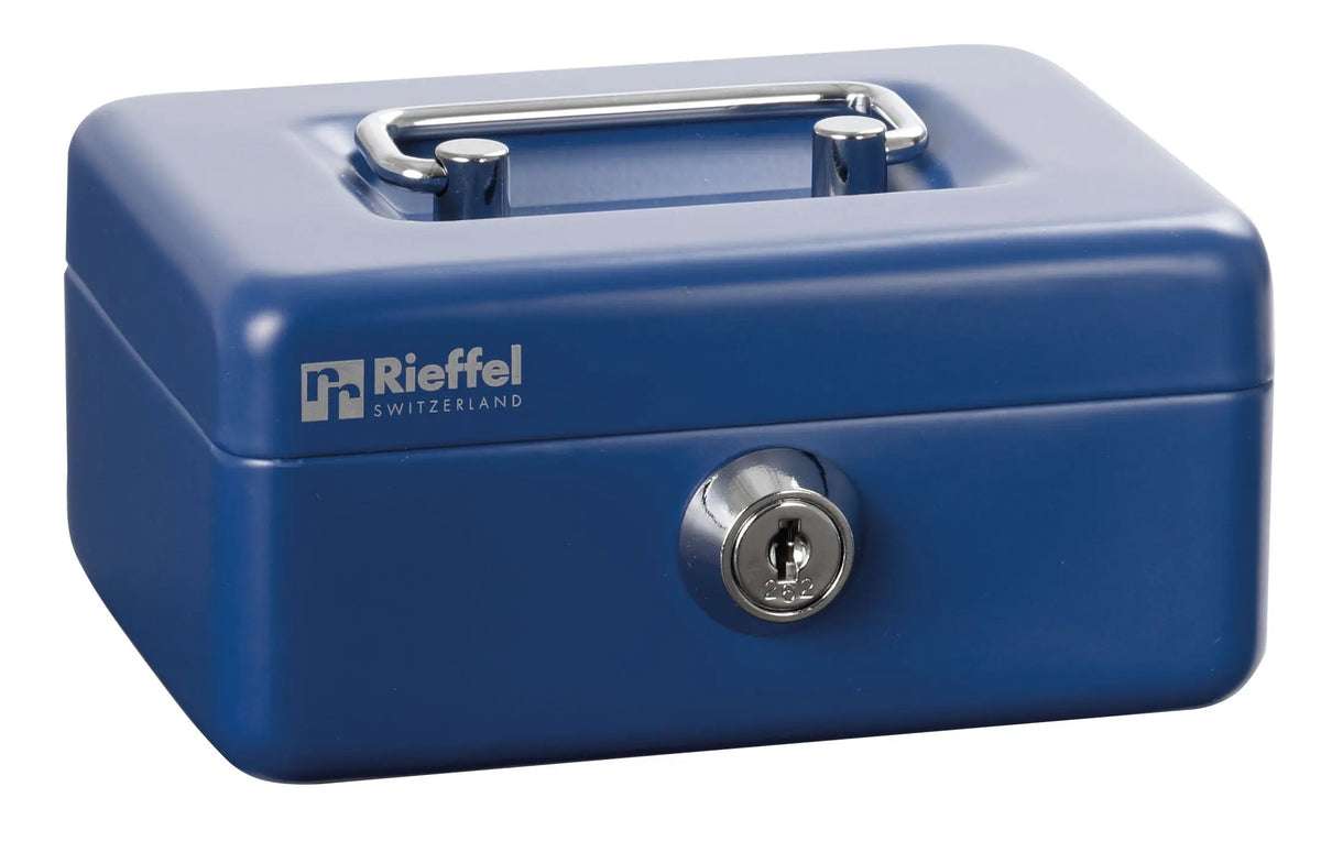 RIEFFEL SWITZERLAND Geldkassette KIKA A15470 12,5x6x9,5cm blau Idealshop