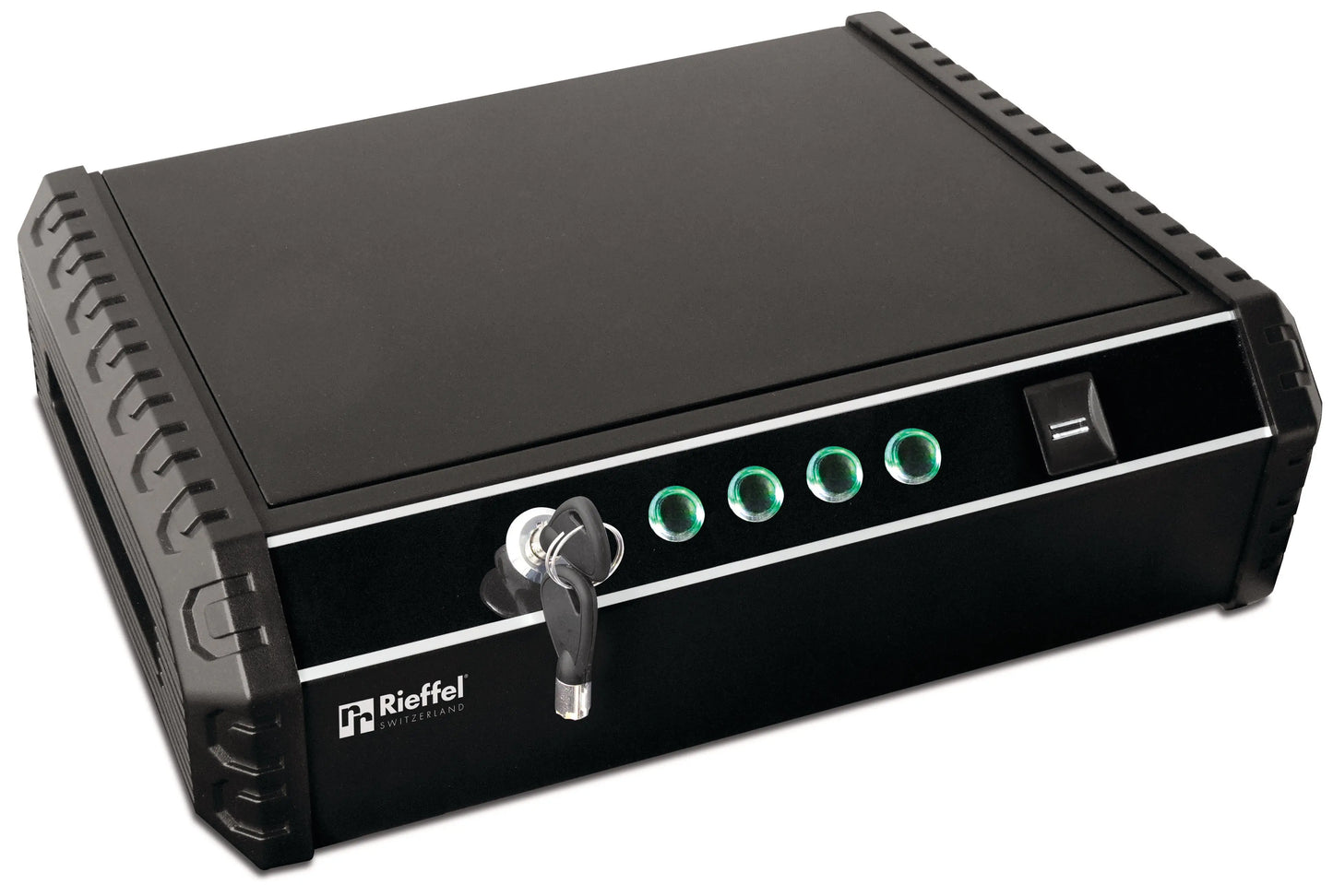 RIEFFEL SWITZERLAND Tresor MiniSafe 370x275x100mm A16517 Elekt. Schloss & Fingerprint Idealshop