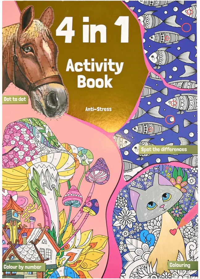 ROOST Aktivitäten-Malbuch A4 Idealshop