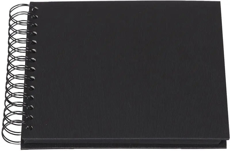 RÖSSLER Fotoalbum 1329452705 18x18cm, schwarz/schwarz Idealshop