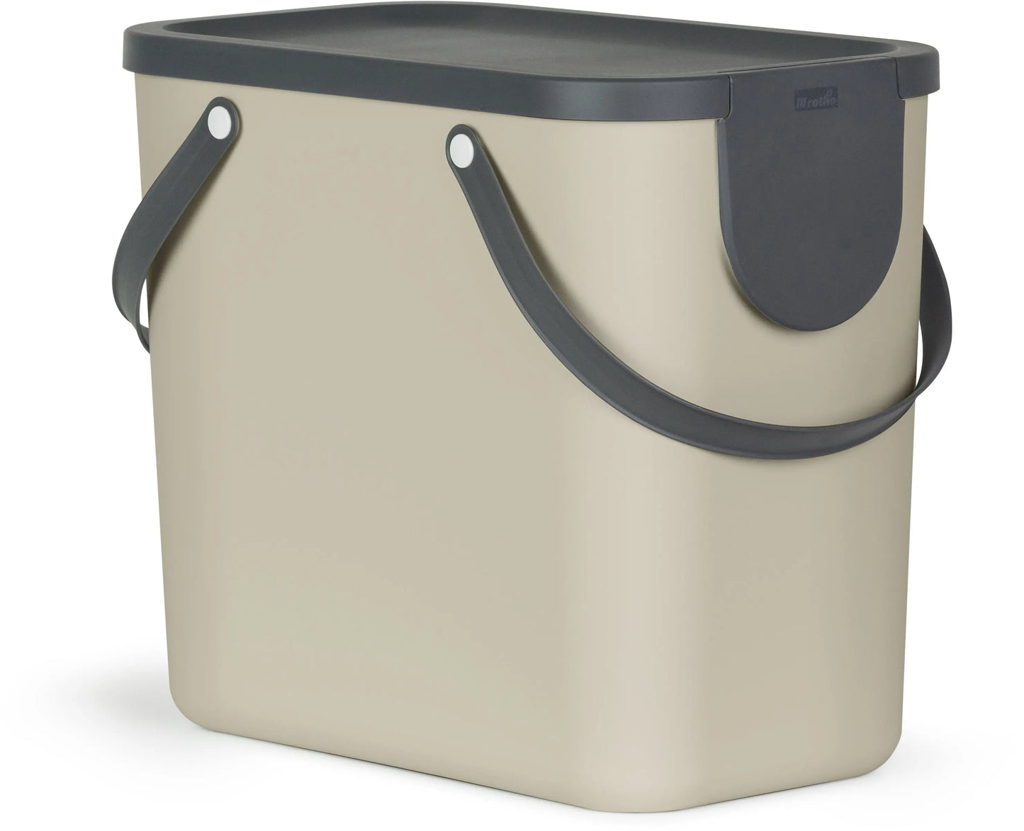 ROTHO Recyclingbox Albula 25lt 1024907422 Cappuccino 180x332x180mm Idealshop