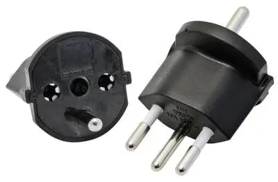 S-ELECTRO Fix-Adapter SchuKo-CH 4.107438 schwarz, 3-polig Idealshop