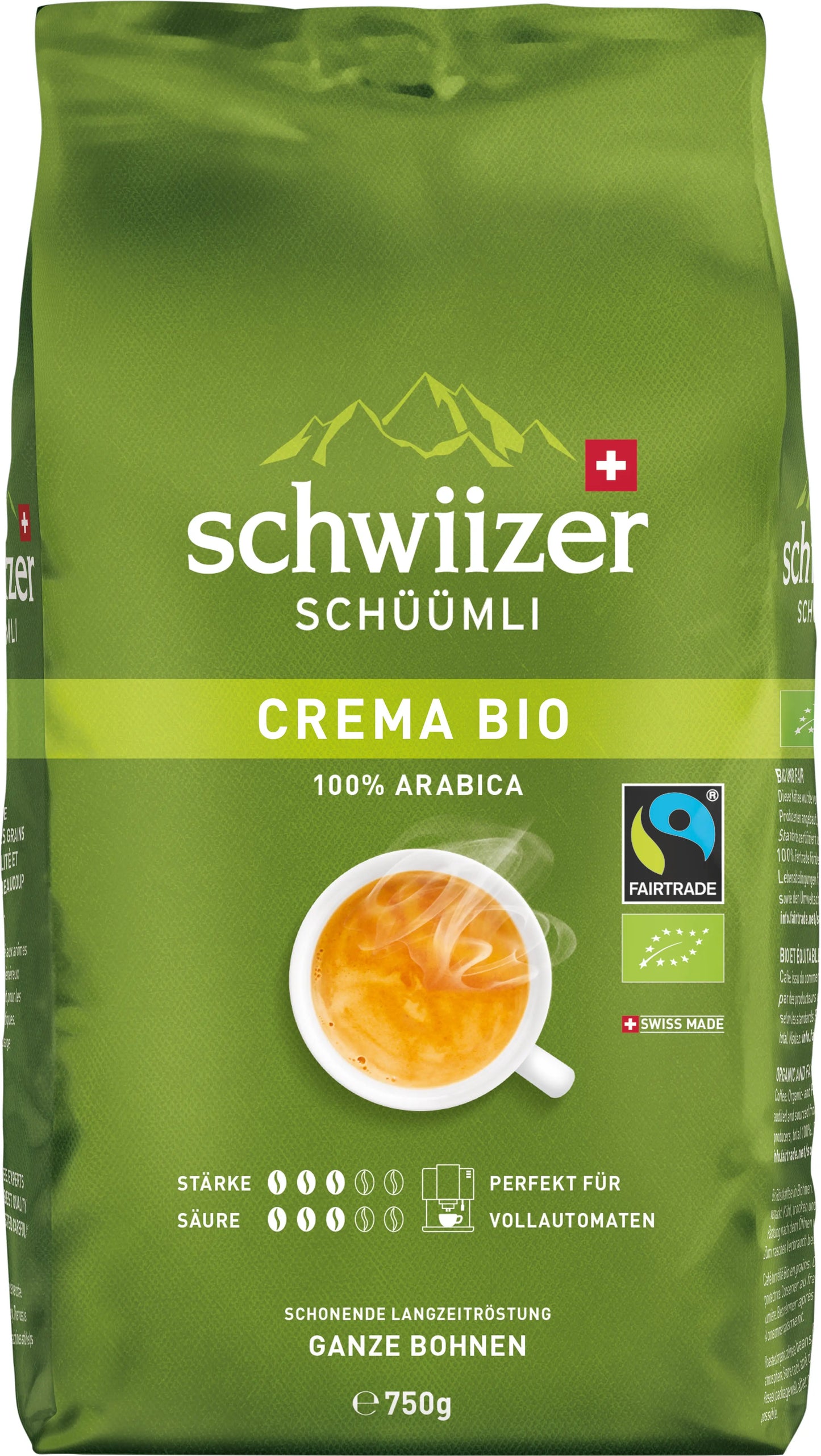 SCHWIIZER Schüümli Bio-Crema 750g Idealshop