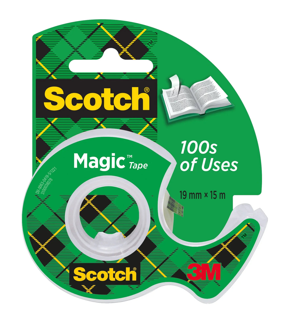 SCOTCH Magic Tape 810 19mmx15m 8-1915D unsichtbar, auf Abroller Idealshop