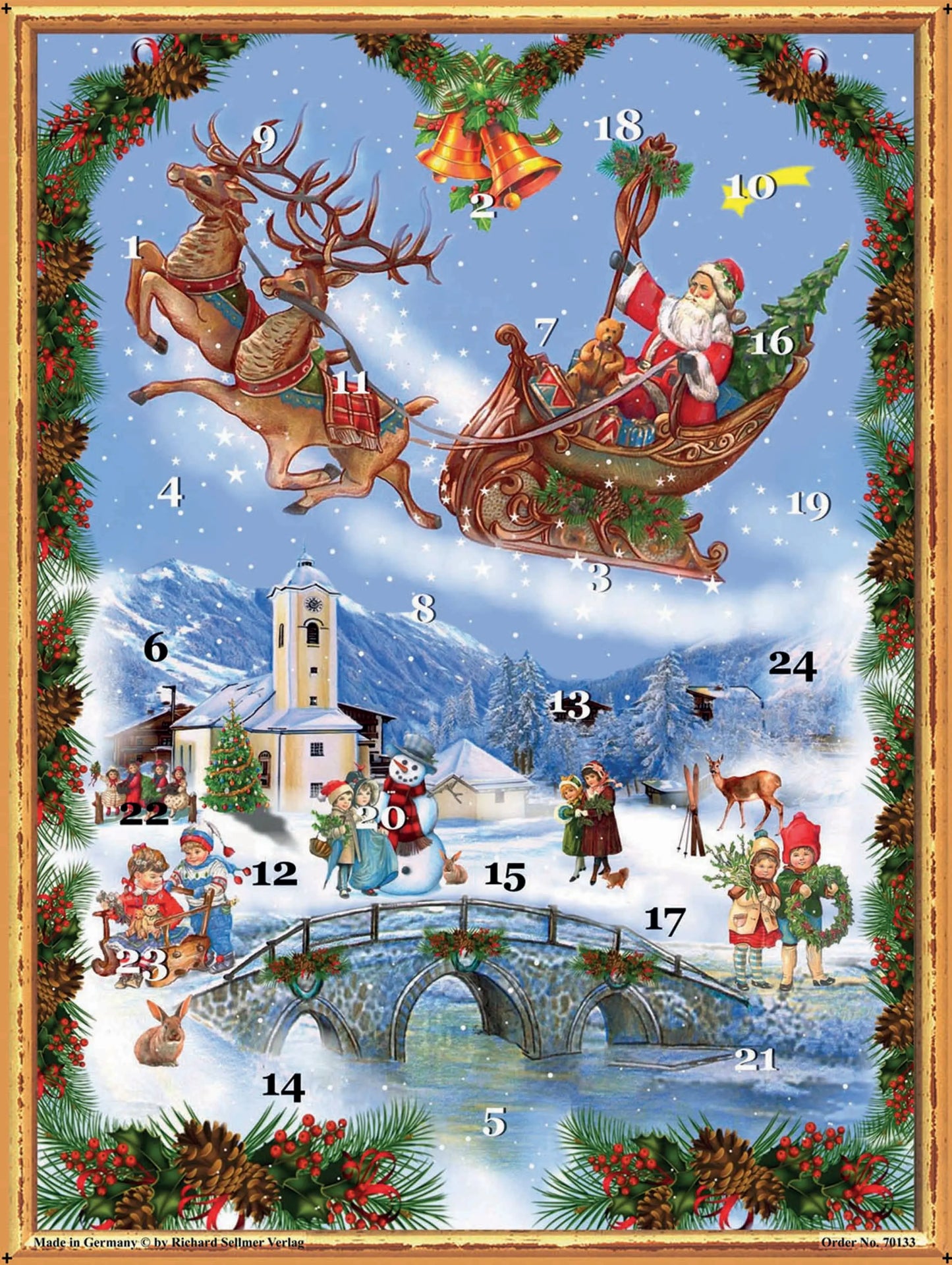 SELLMER Adventskalender 26.5x35.5cm Idealshop
