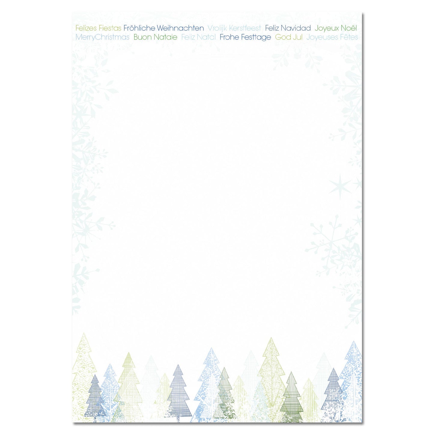 SIGEL Weihnachts-Papier Trees A4 Idealshop
