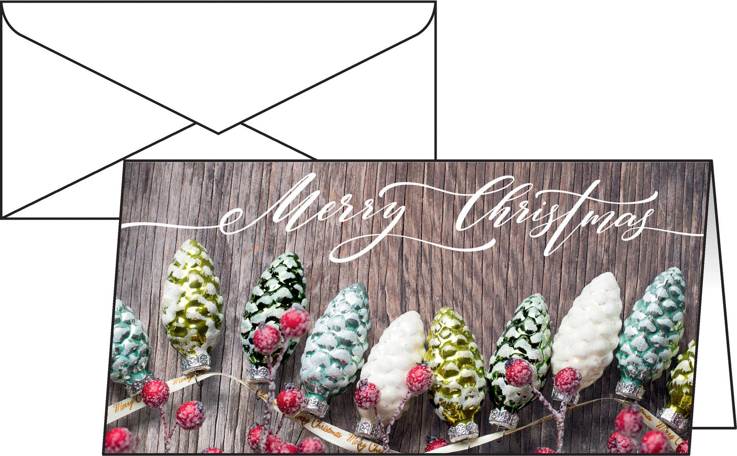 SIGEL Weihnachts-Karte/Couvert 2/3A4 Idealshop