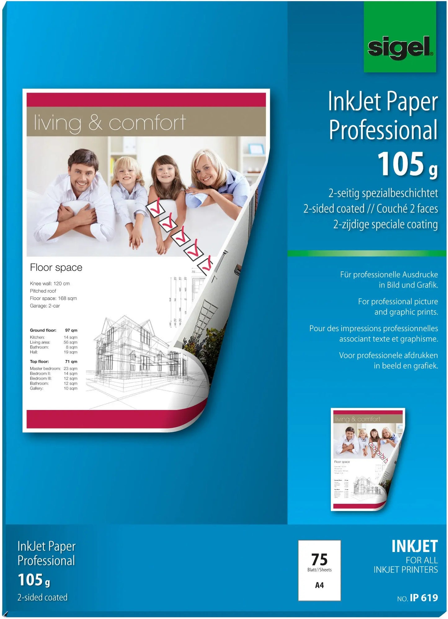 SIGEL InkJet-Papier A4 Idealshop