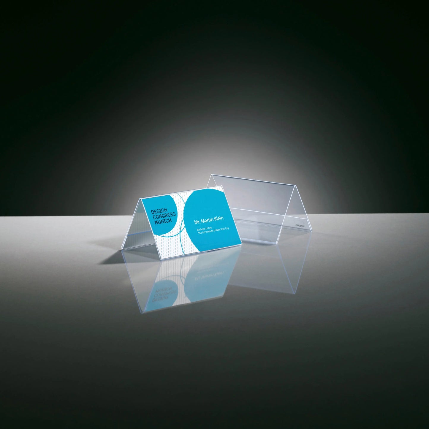 SIGEL Tischsteller Gr. 2 100x60mm TA136 transparent 10 Stück Idealshop
