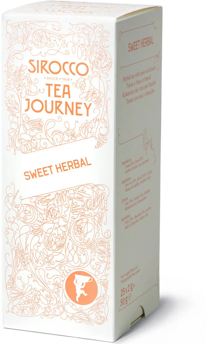 SIROCCO Sweet Herbal Tea 831 25 Pyramiden Idealshop