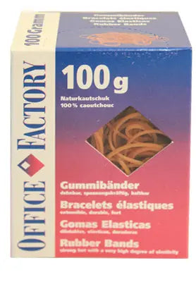 SMART OFFICE Gummibänder 80mmx1.3mm 601118 Naturkautschuk 100g Idealshop