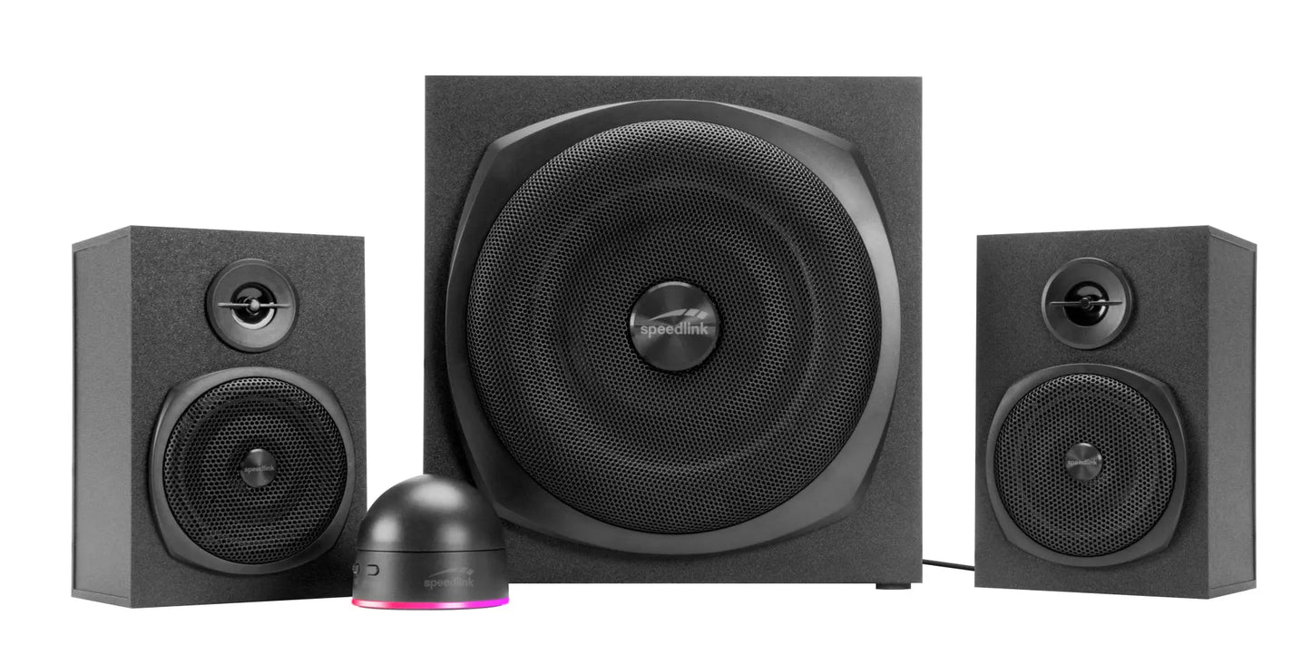 SPEEDLINK GRAVITY LT 2.1 SL-820009-BK Subwoofer System, Black Idealshop